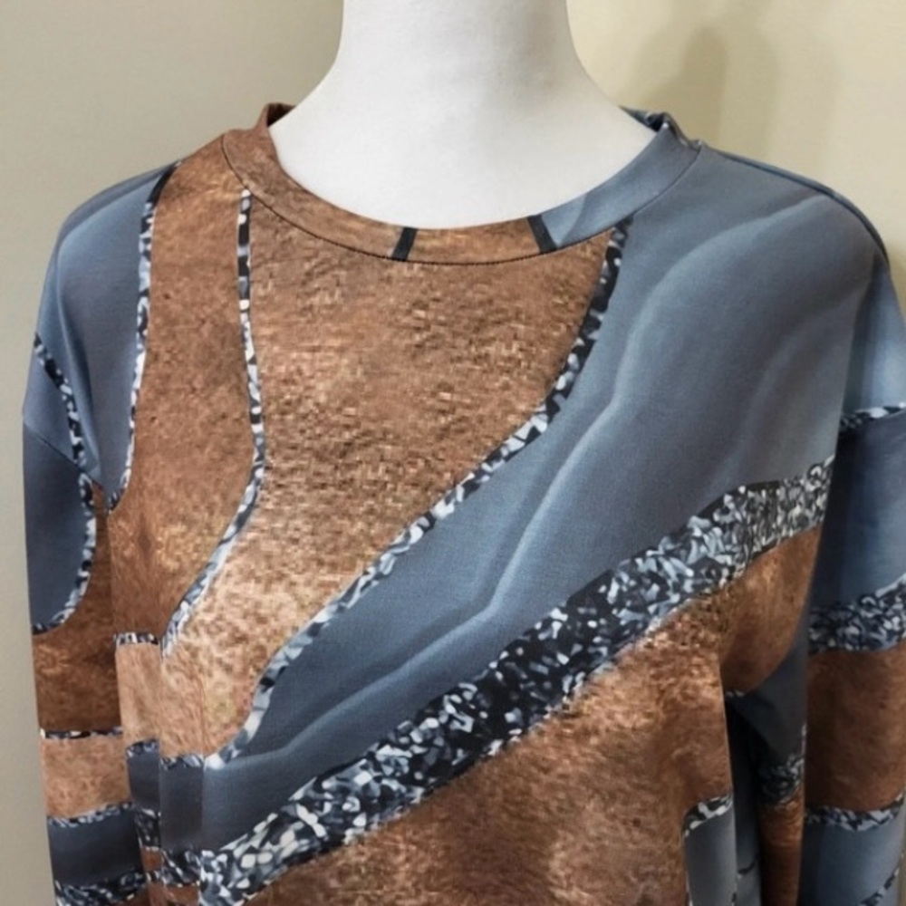 Long sleeve colorful top - Picture 4 of 6